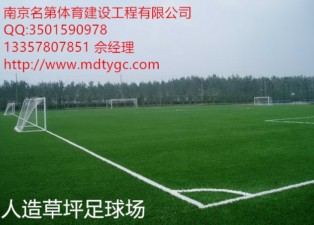 足球场人造草坪施工，专业的人造草坪专业铺装-南京名第体育