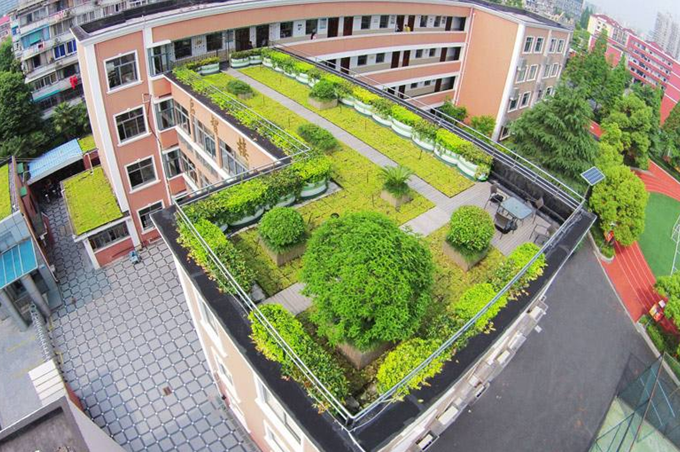 西安楼顶绿化工程-西安楼顶花园设计