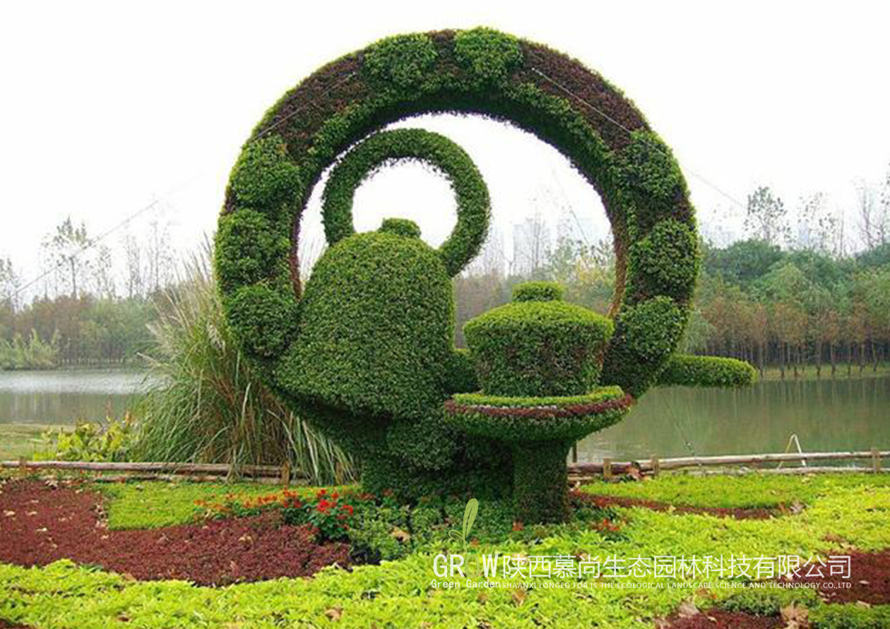 植物綠雕場景展示