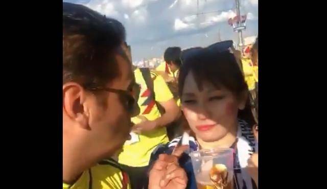 哥伦比亚球迷侮辱日本女性视频引发讨伐_头层磨砂牛皮料