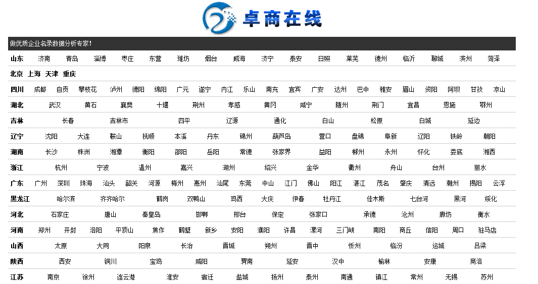 百度上有没有2015年湖南省长沙市的最新企业名录网站？