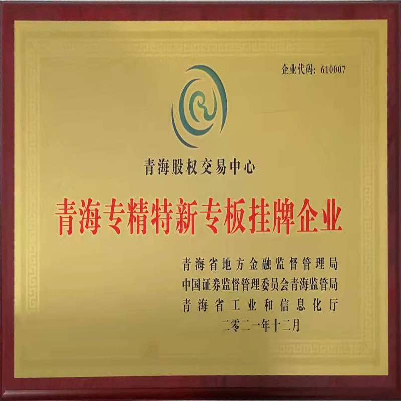 青海专精特新专板挂牌企业