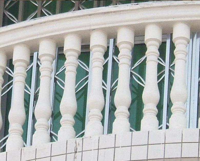 阳台GRC花瓶柱栏杆