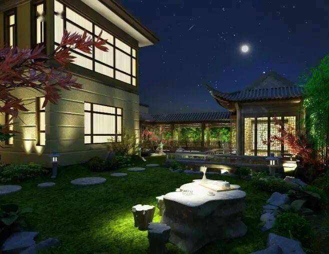 现代中式别墅庭院，这样设计才漂亮！