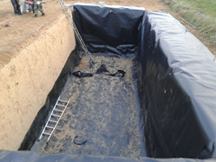 土工膜在沼气池建设中防渗防漏气的关键施工