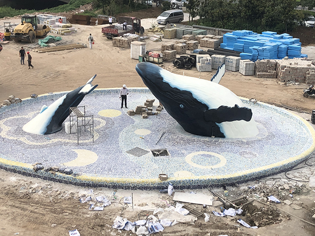 阜陽堯泰漢海海洋公園施工案例