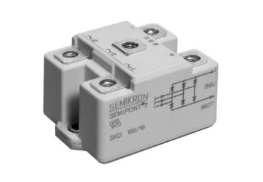 SKD 100 目标应用 电源用三相整流器 变频驱动的输入整流器 DC电机场用整流器