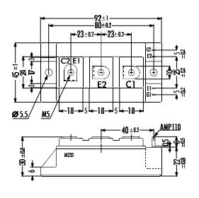 2MBI 150PC-140 FUJI富士IGBT模块特征高短路耐受能力 应用 高功率开关 交流电机控制