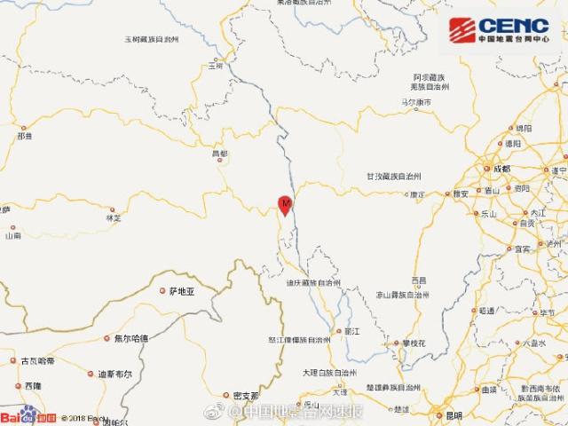 福州接缝王厂家|西藏昌都市芒康县共发生4次地震