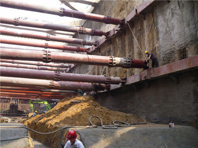 成都地铁钢支撑出租厂家介绍：钢支撑在基坑开挖中稳定性的措施