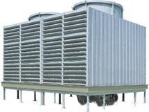 方形横流式冷却塔维护方便，有超低噪型可供选用