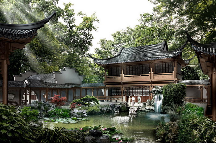 海阳/青州仿古建筑园林在园林建设中有哪些应用原则？