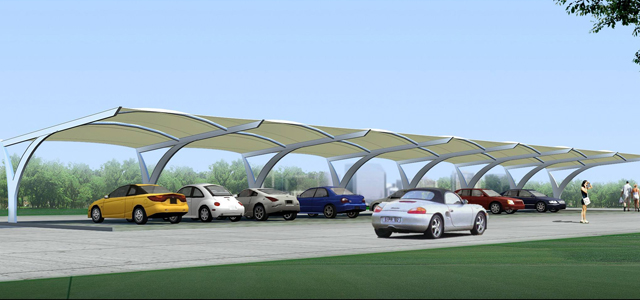 大石桥/盖州怎样增加小区膜结构停车棚的使用时间