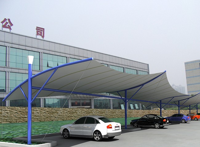 宁波/衢州工厂膜结构车棚的承受力如何