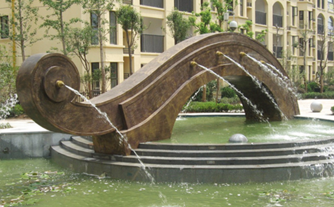 福州公园喷泉雕塑