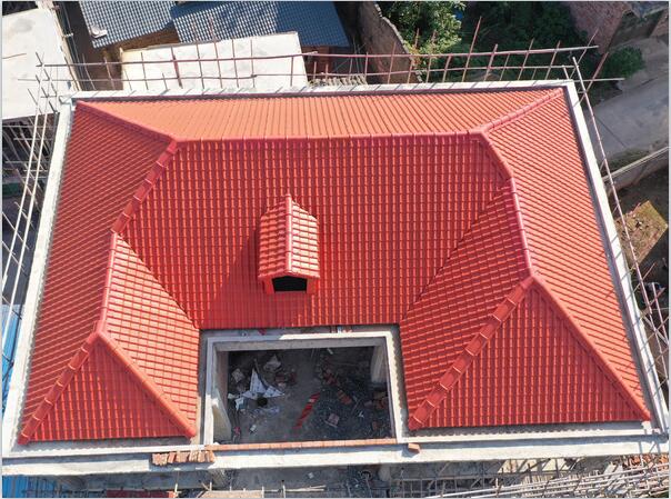 合成树脂瓦成为绿色的屋顶建筑材料