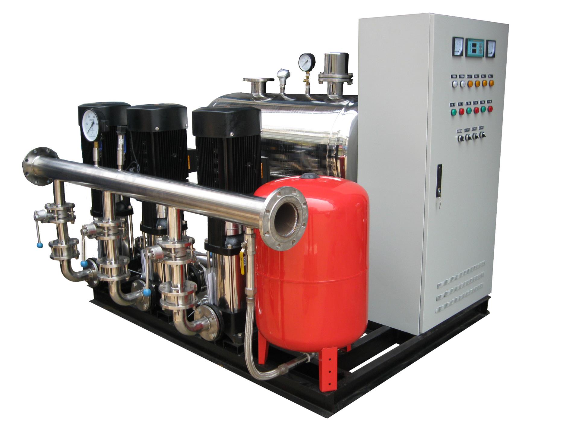 变频器与PLC组成的恒压供水设备系统设计
