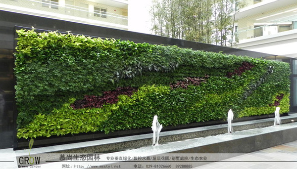 绿植墙装饰点缀墙面带您走进大自然