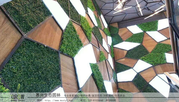 仿真植物墻制作