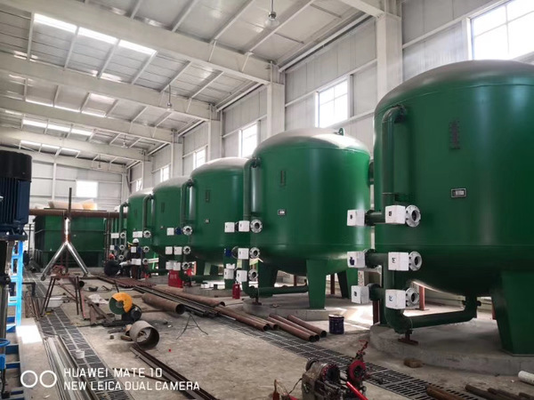 经过一个月的奋战,瑞泉给中铁承建的水处理设备系统即将完工