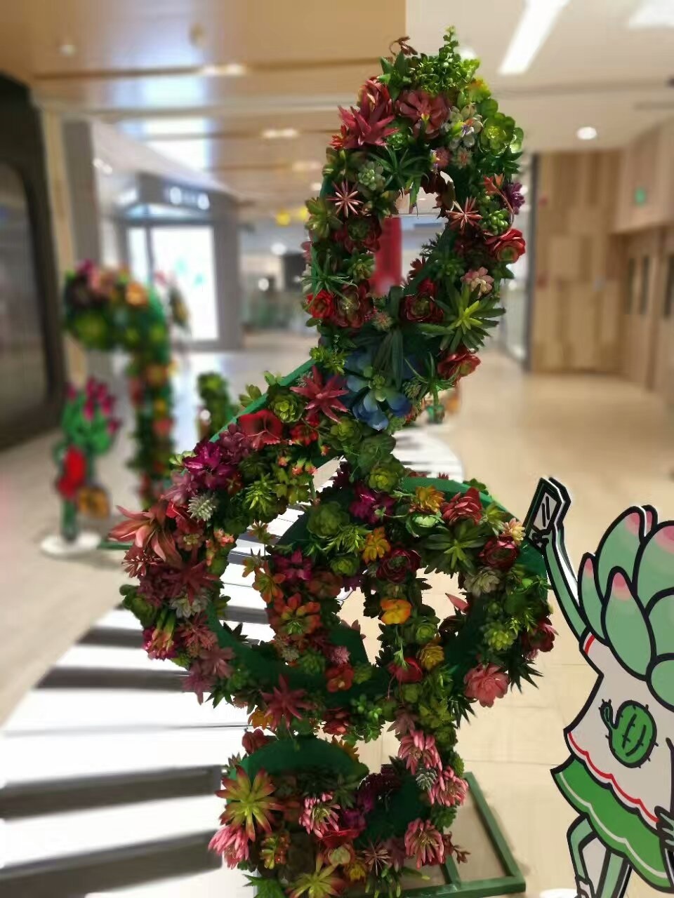 商场布展绿植景观