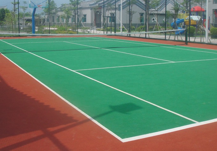 西安网球场建设，从网球场地面施工-网球场围网安装-网球场灯光安装，世勇正德一站式服务