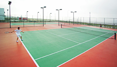西安硅pu网球场，硅pu面层的好处，经验丰富，精湛施工，价格合理-陕西世勇正德体育