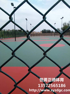 西安丙烯酸网球场施工，网球场围网、灯光安装维修，选择【世勇正德体育】