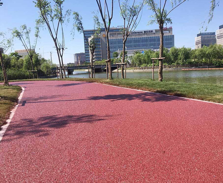 彩色透水混凝土路面