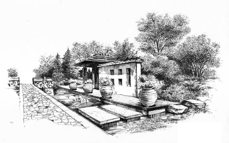 庭院景观设计图
