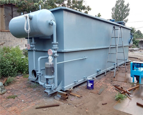 养殖污水处理设备装置基础的安装情况