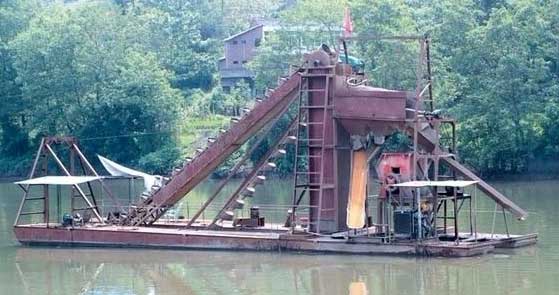 淘金船浮选方法的应用--山东挖沙船生产厂家