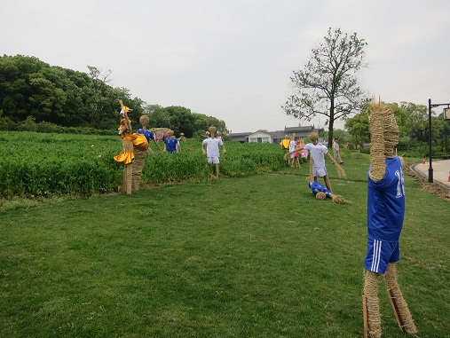 无锡五一哪里有活动【无锡梅园】无锡梅园里办起了稻草人艺术节