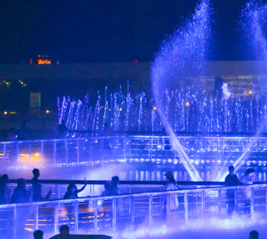 西安公園噴泉水景