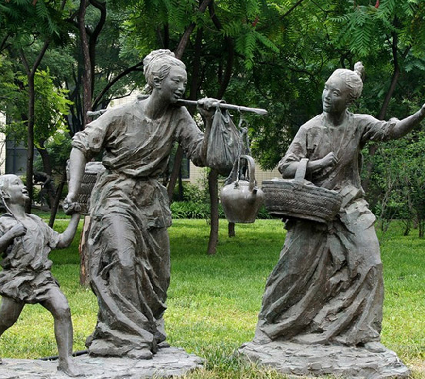 自贡达州西安水泥景观雕塑