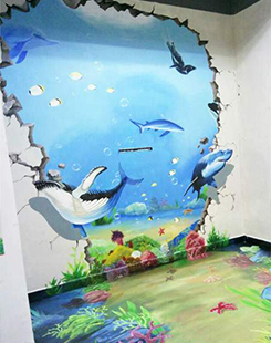 西安幼儿园彩绘设计,幼儿园墙饰彩绘注意事项