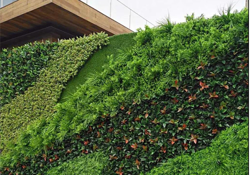 外墙仿真植物墙设计