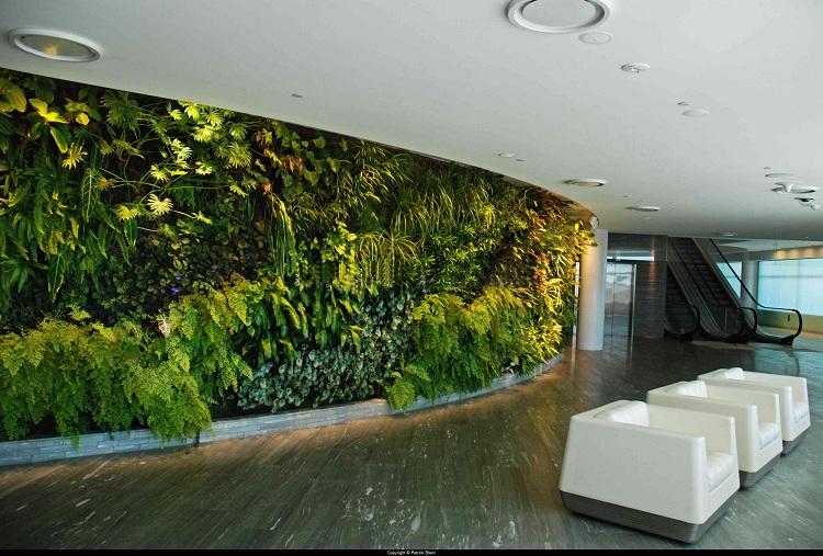 酒店植物墙设计