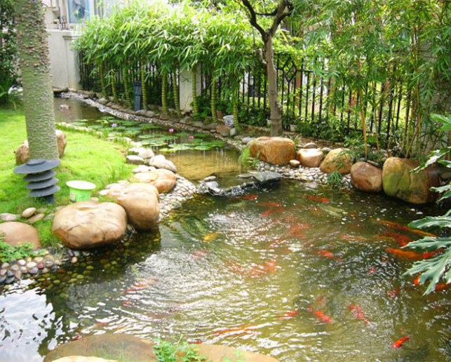 西安花园水景设计