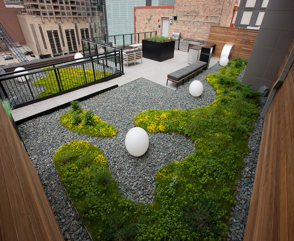 別墅區屋頂綠化設計