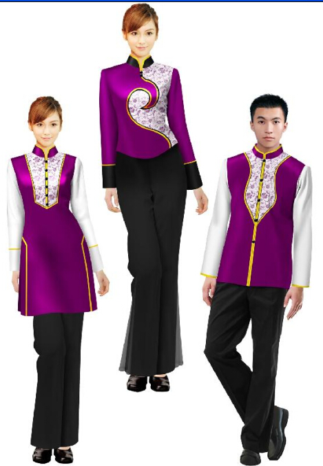 陕西新思路服饰公司专业提供西安酒店工作服的制作，质优价廉 款式新颖