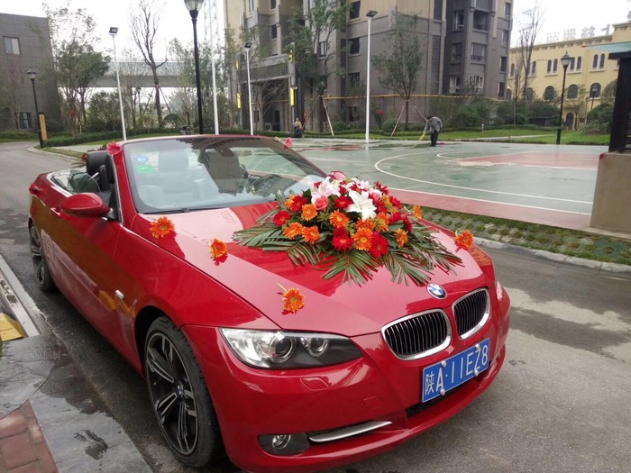 汉中市佛坪县婚礼花车