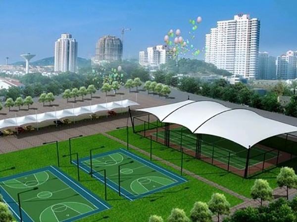 网球场的薄膜结构有什么优势？