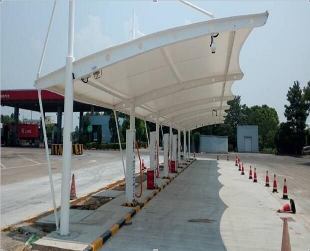 朝阳/葫芦岛市安装膜结构停车棚的优势及应用