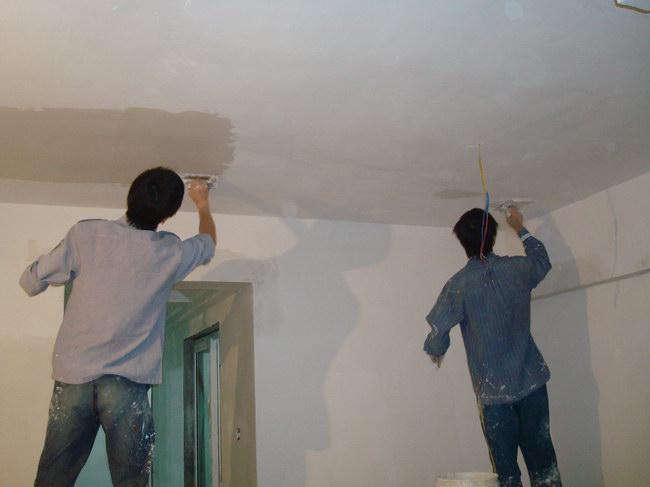房子腻子膏墙面涂刷
