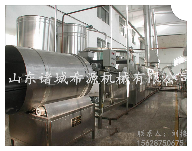中国内地 专业制作薯片加工成套机械的厂家有哪些  XY-3希源油炸薯片加工设备工艺流程