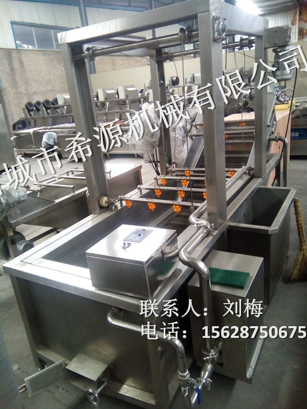 高产值环保型 土豆条（片）XY3000自动水浴漂洗机  设备清洗方便