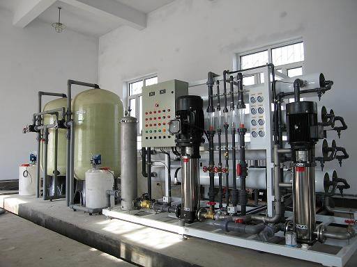 水處理設備制純水主要工藝流程說明