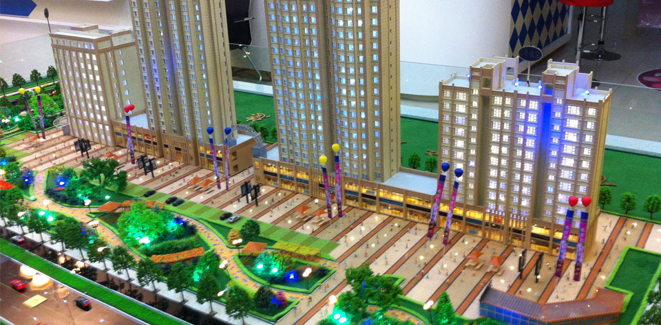 新疆房地產模型小模型大城市