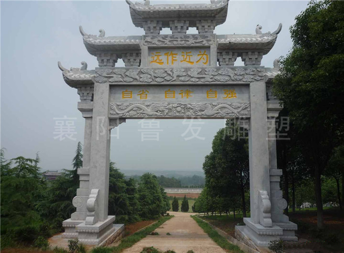 针对中国古典元素在石雕牌坊设计中不能忽视的细节